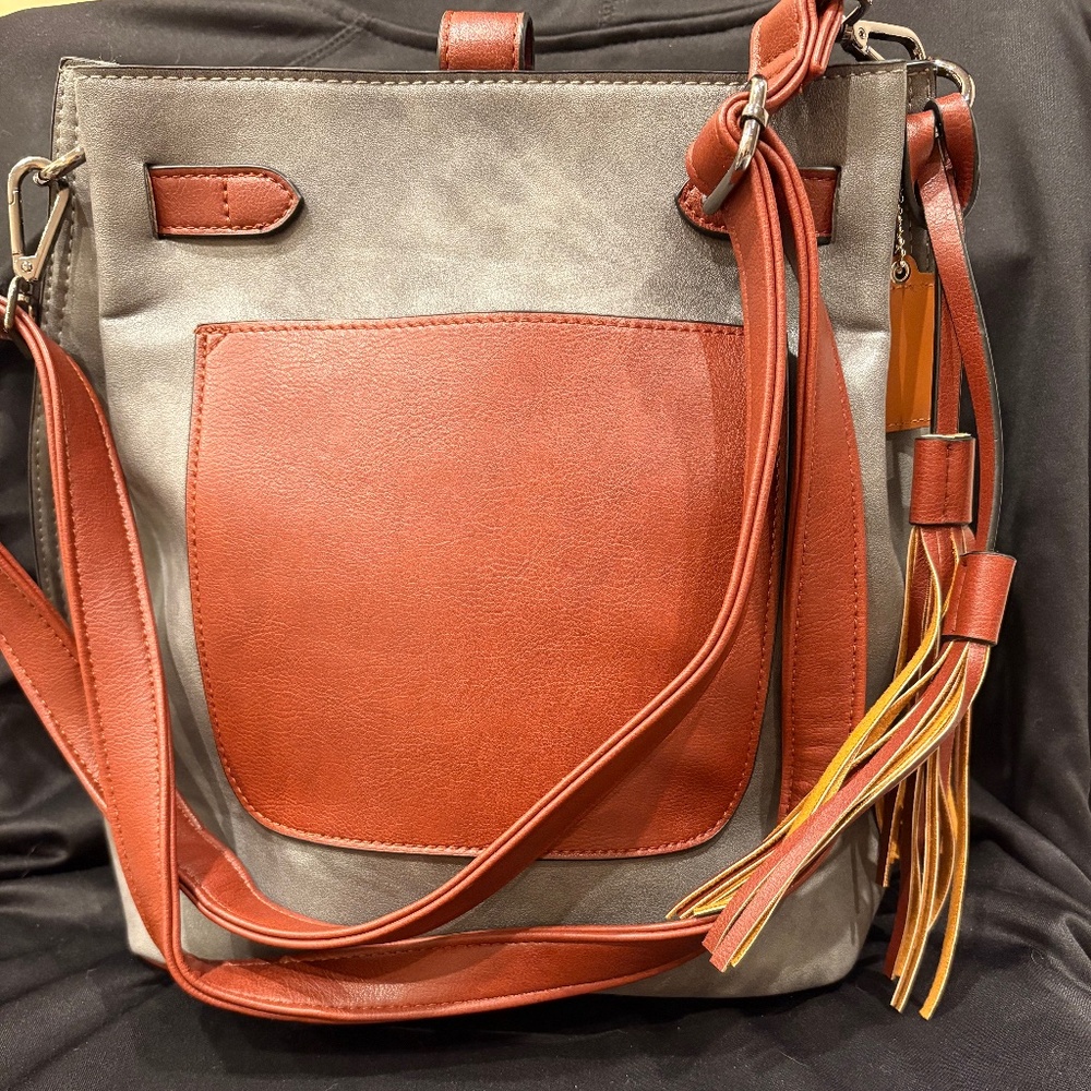 Madison Maison de Beauté Marseille Two-Tone Bucket Crossbody Bag